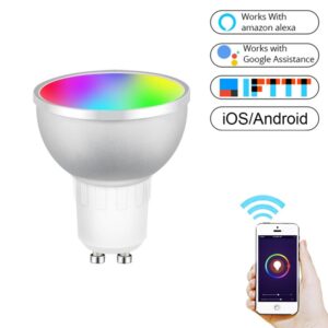 GU10 5W RGB Dimming WiFi Smart LED Light Bulb Smart Home 2021 South Africa 10% off 2
