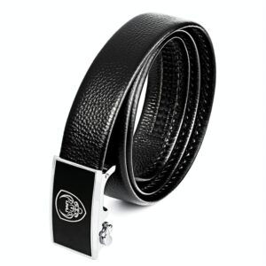 Leather Belt with Buckle 130cm Black Apparel 2021 South Africa 10% off 5